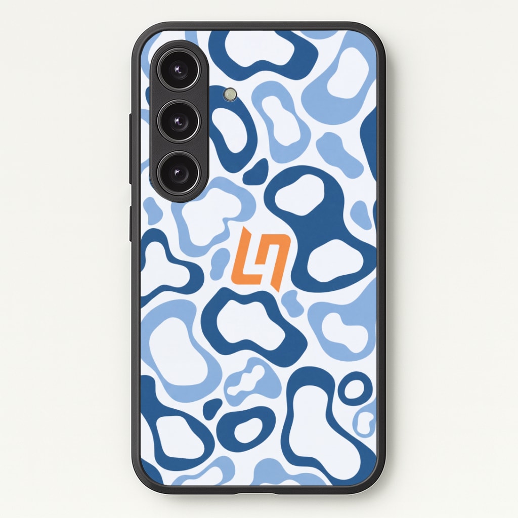 Norris Helmet Pattern - Blue Phone Case