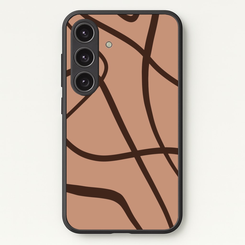 Lined Abstract Nude Phone Case - Galaxy S24 Plus / Standard