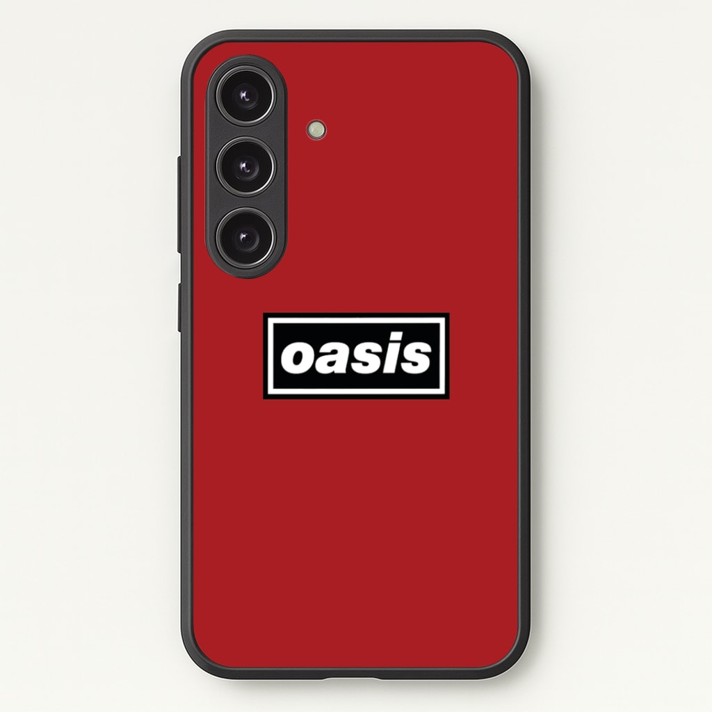 Band Name Red Phone Case - Galaxy S24 Plus / Standard