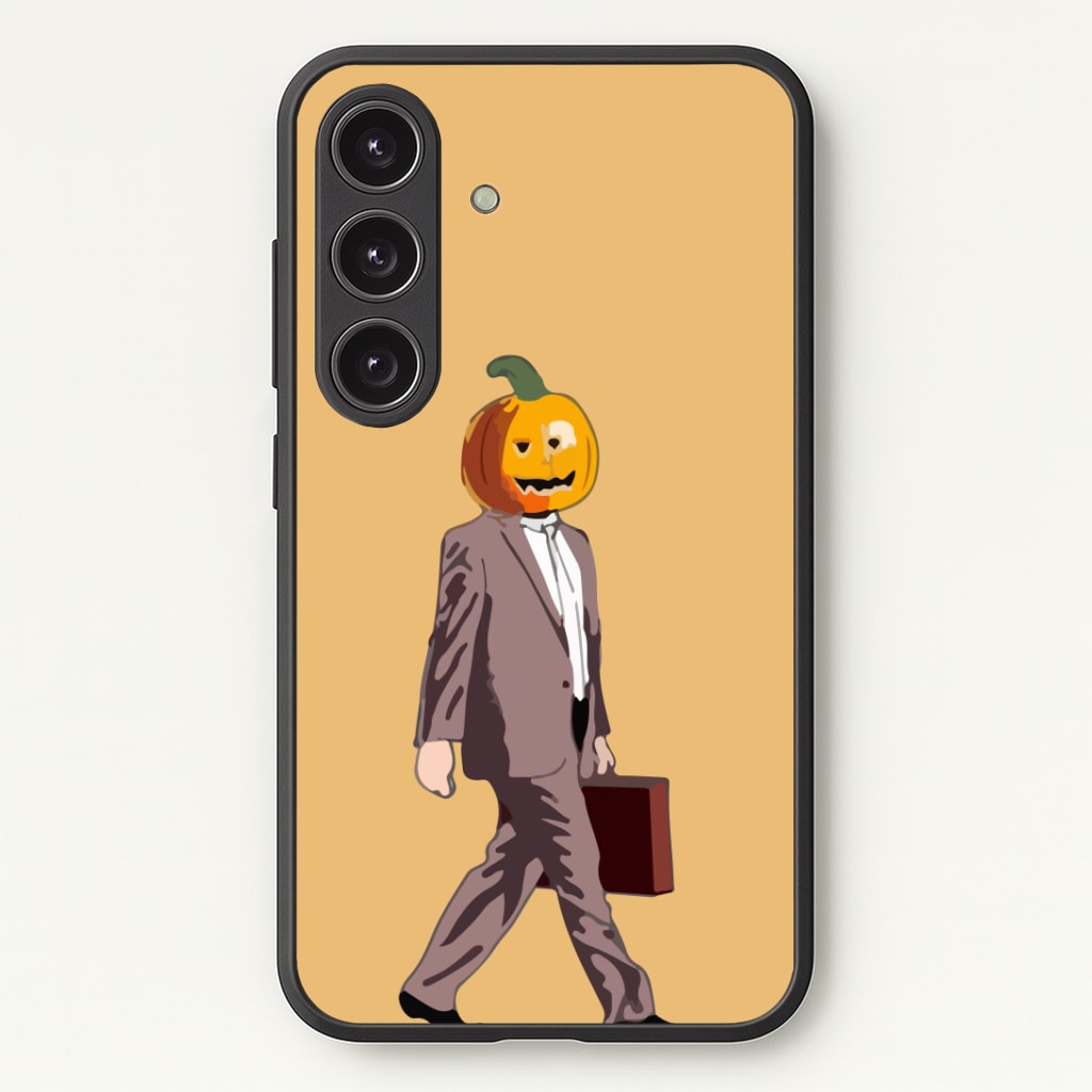 Dwight Pumpkin Head Phone Case - Galaxy S24 Plus / Standard