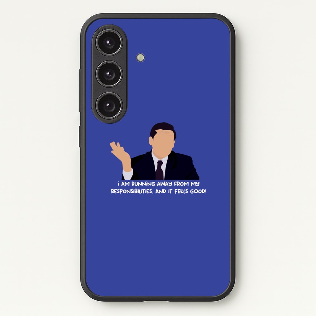 I Am Running Away From My Responsibilities Phone Case - Galaxy S24 Plus / Standard