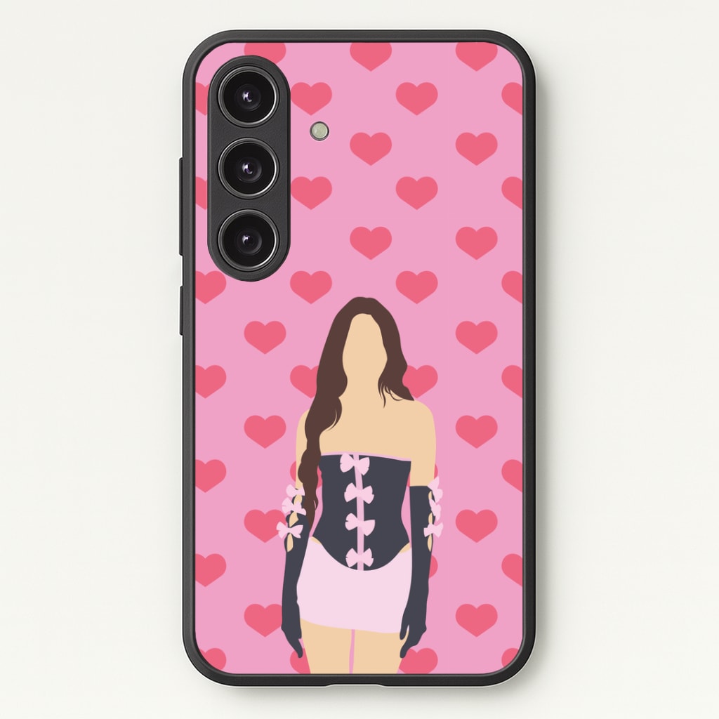 Pink Hearts - Olivia Phone Case - Galaxy S24 Plus / Standard