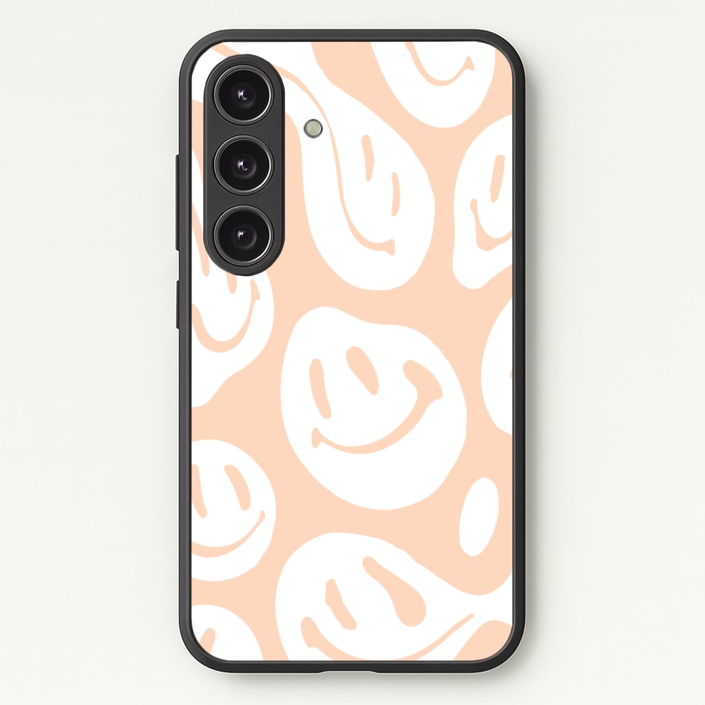 Trippn Smiley - Orange Phone Case - Galaxy S24 Plus / Standard