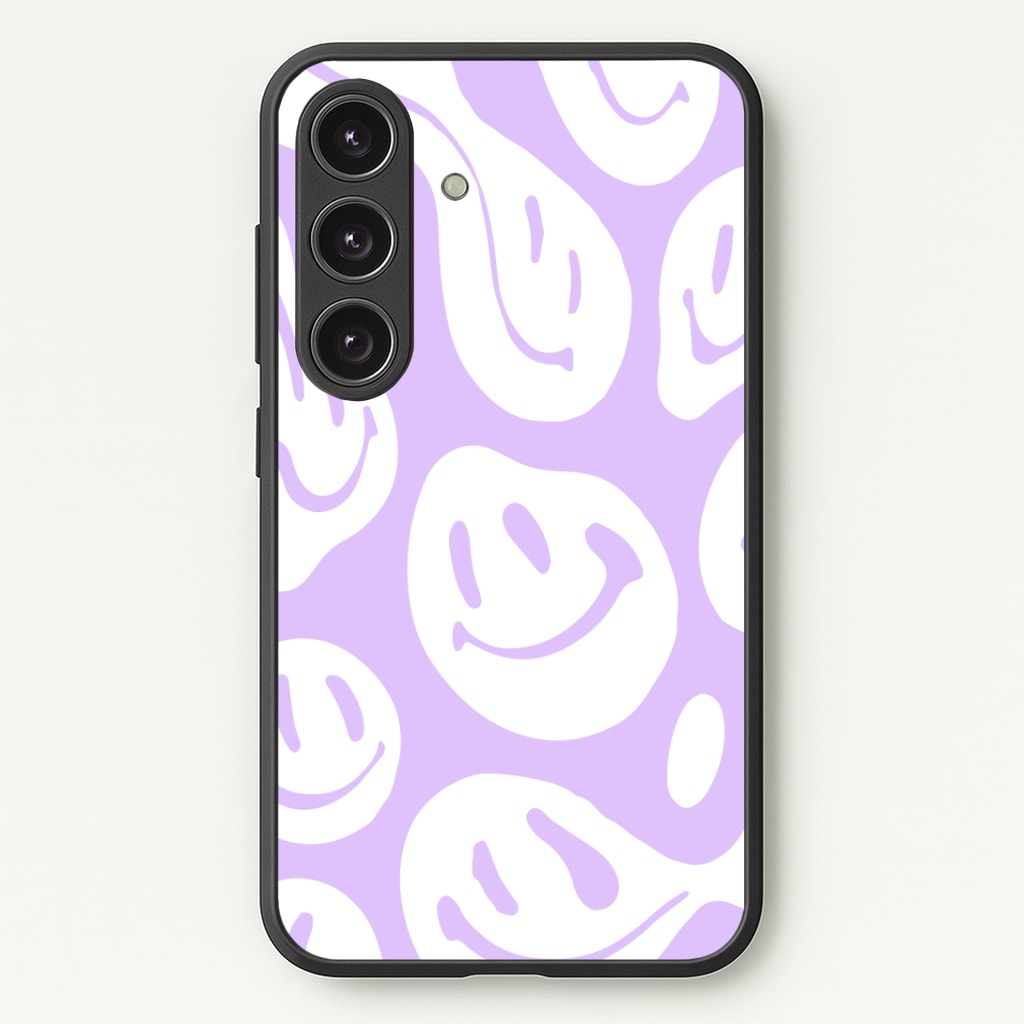 Trippn Smiley - Purple Phone Case - Galaxy S24 Plus / Standard