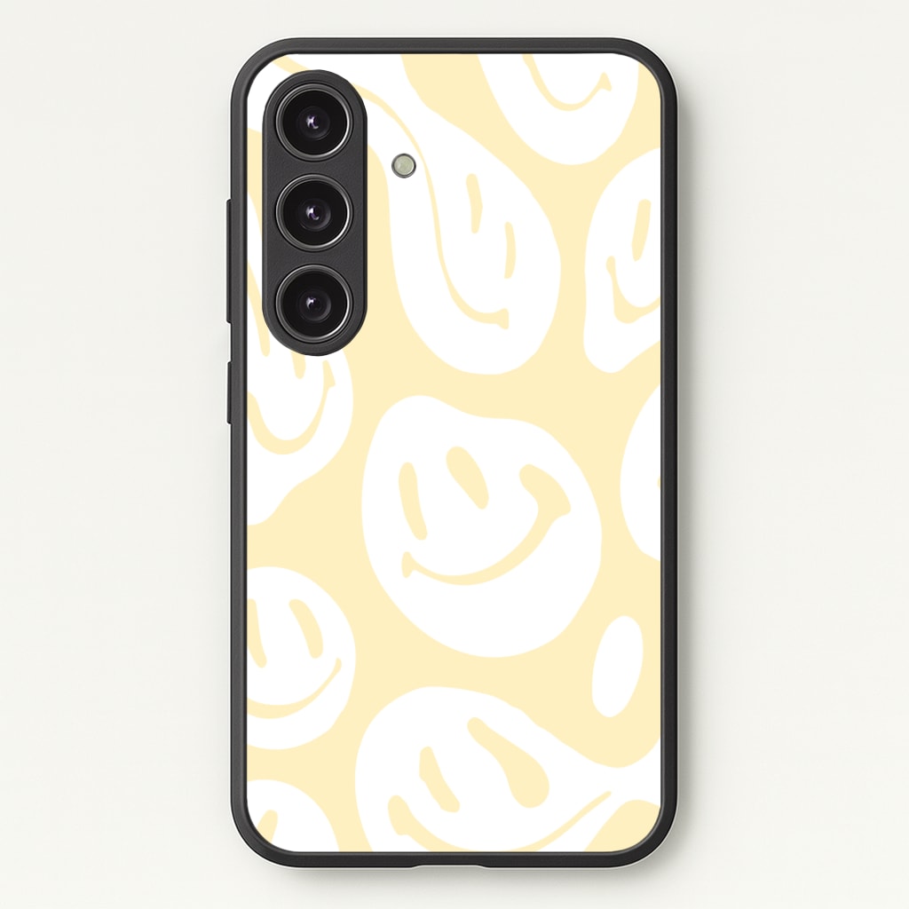 Trippn Smiley - Yellow Phone Case - Galaxy S24 Plus / Standard