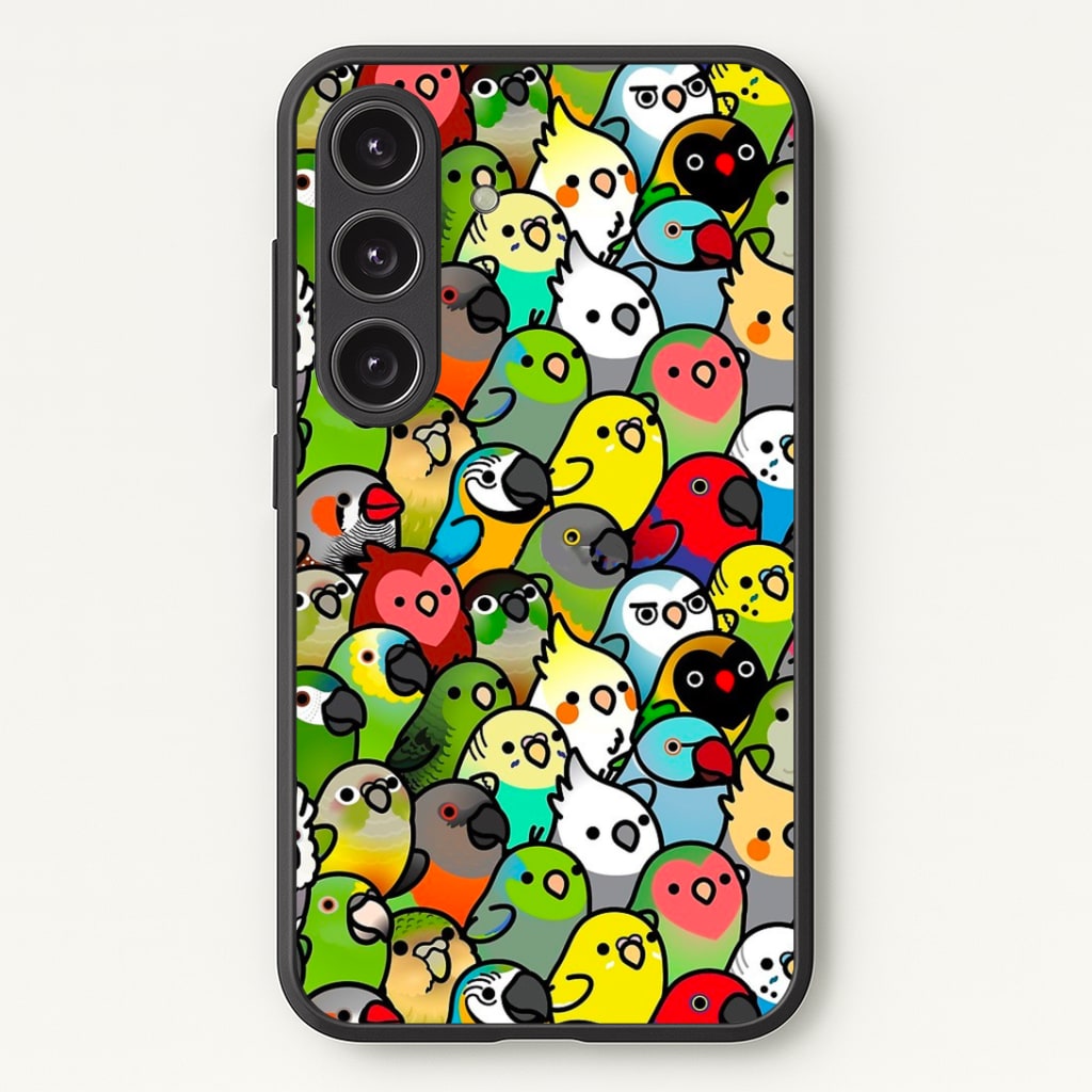 Everybirdy Pattern Phone Case - Galaxy S24 Plus / Standard