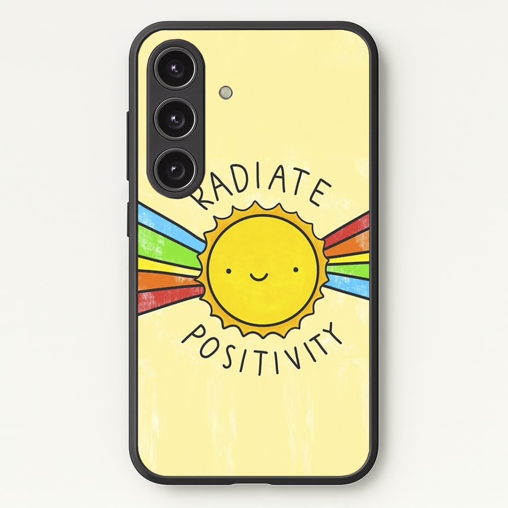 Radiate Positivity Sunshine - Positivity Phone Case - Galaxy S24 Plus / Standard