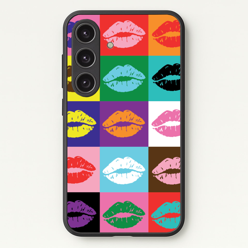 Lips Collage - Pride Phone Case - Galaxy S24 Plus / Standard