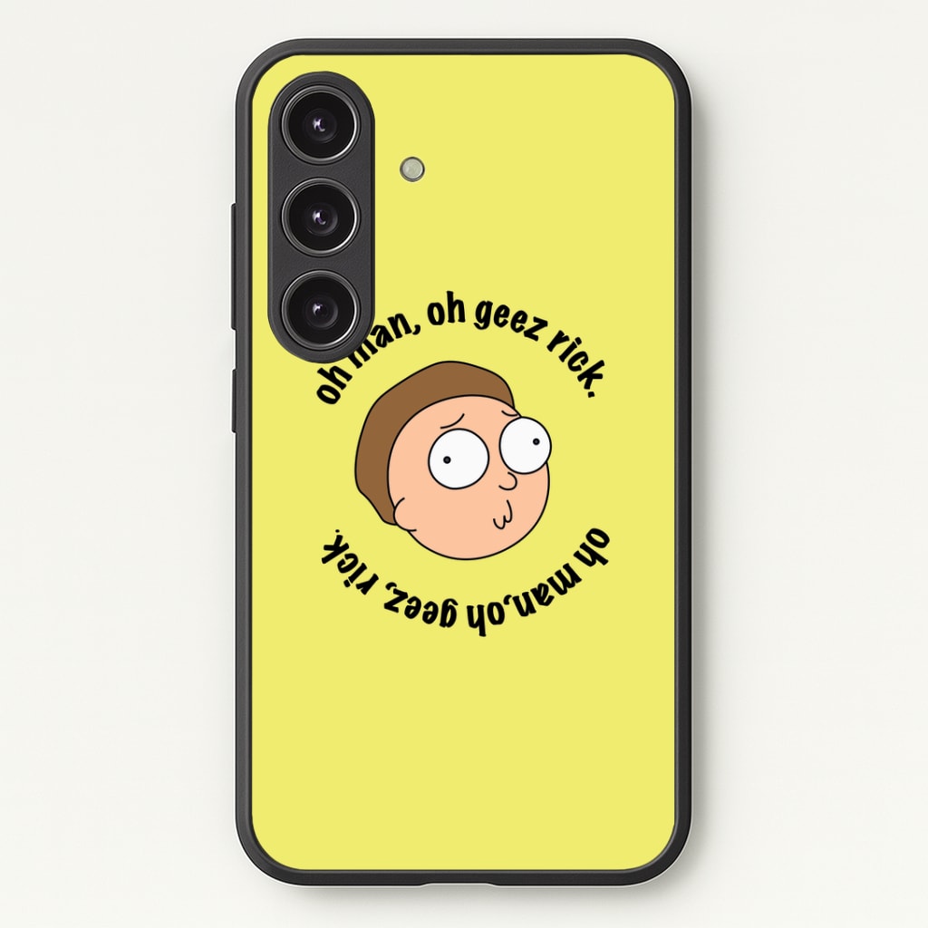 Oh man, oh geez Rick - RAM Phone Case - Galaxy S24 Plus / Standard