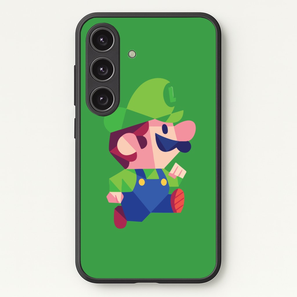 Running Luigi - Mario Phone Case - Galaxy S24 Plus / Standard