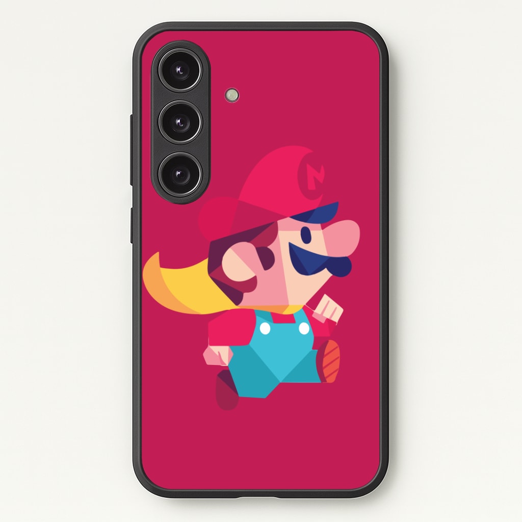 Running Mario - Mario Phone Case - Galaxy S24 Plus / Standard