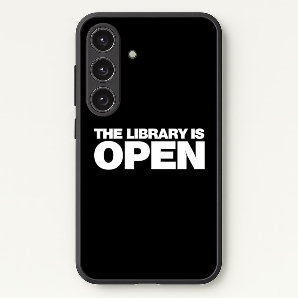 The Library is OPEN - Drag Queen's Drag Race Phone Case - Galaxy S24 Plus / Standard