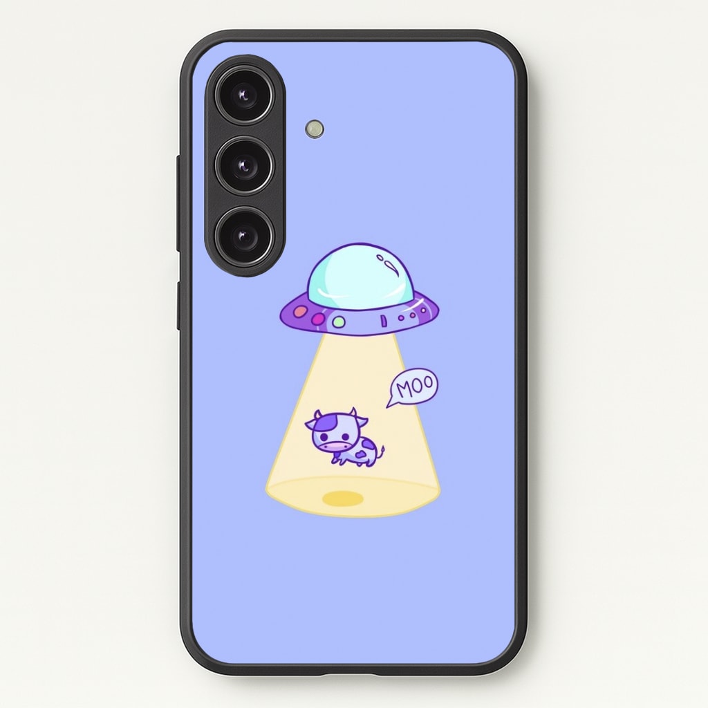 Cow Abduction Phone Case - Galaxy S24 Plus / Standard