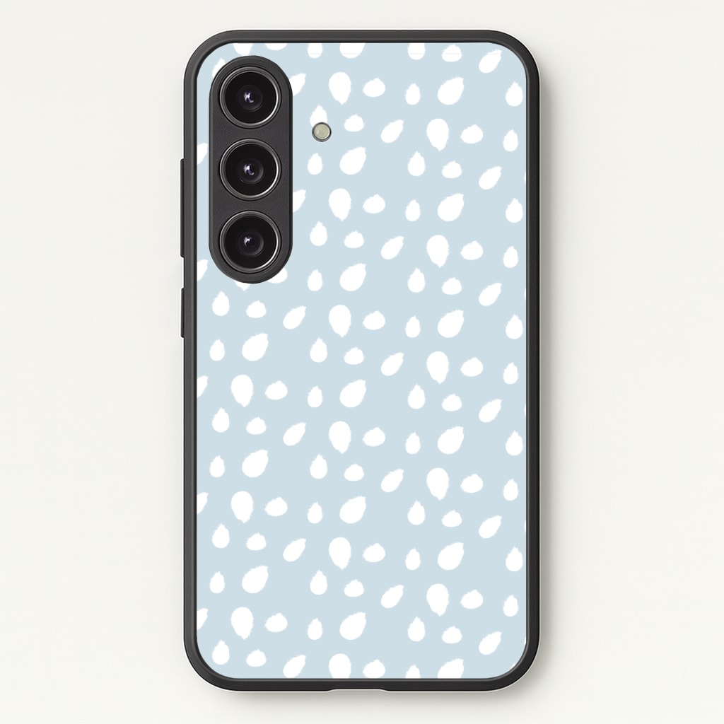 Pastel Blue Dots Phone Case - Galaxy S24 Plus / Standard