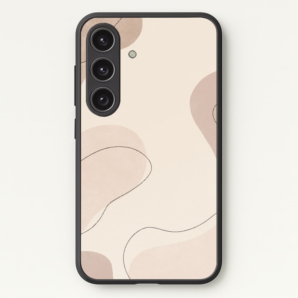 Abstract Beige Phone Case - Galaxy S24 Plus / Standard