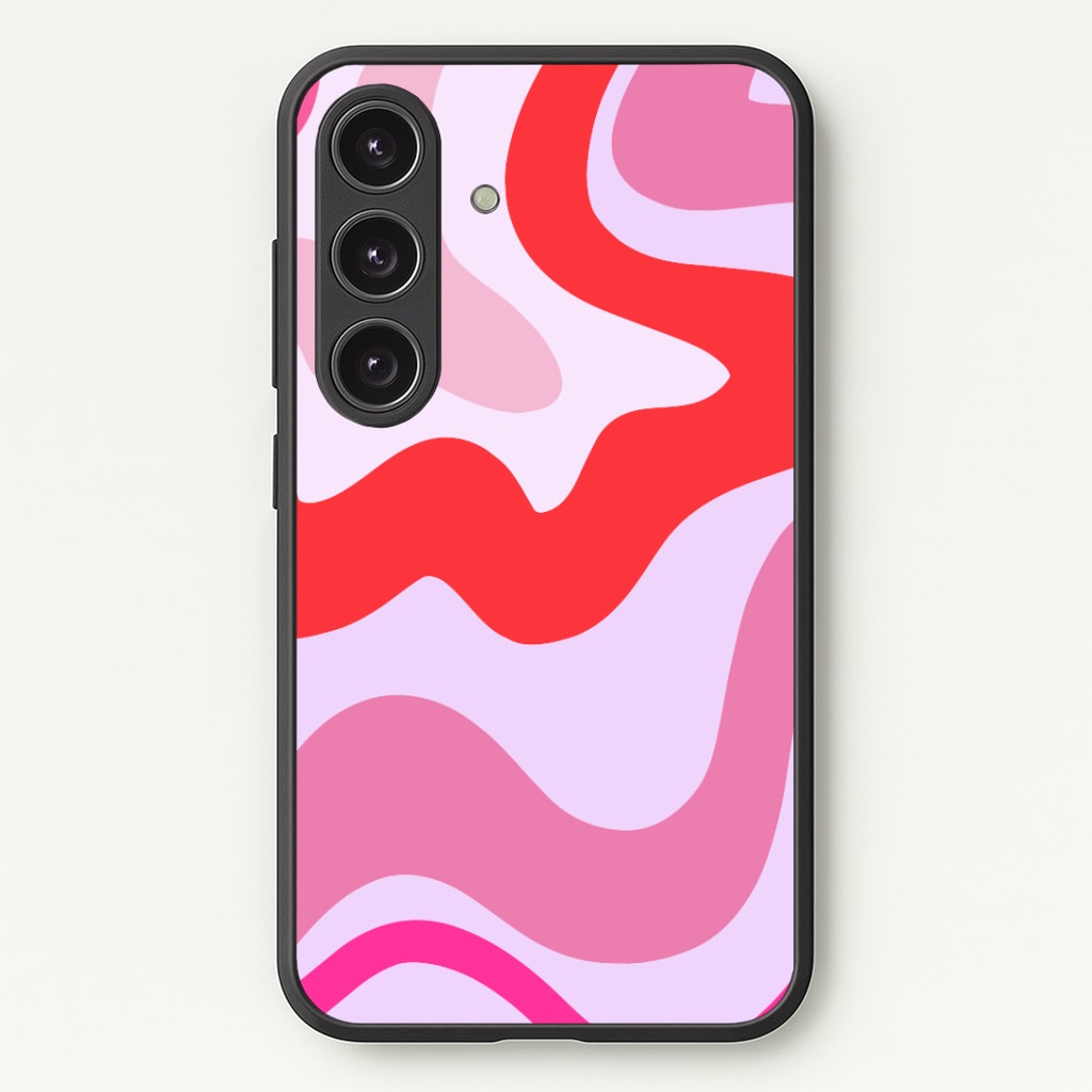 Purple & Pink Abstract Phone Case - Galaxy S24 Plus / Standard