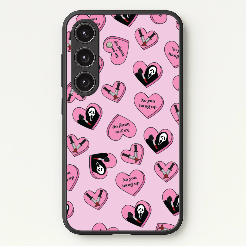 No You Hang Up Love Hearts Phone Case - Galaxy S24 Plus / Standard