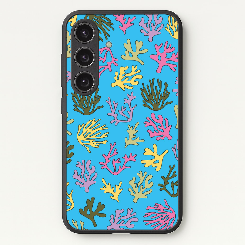 Coral Pattern - Sealife Phone Case - Galaxy S24 Plus / Standard