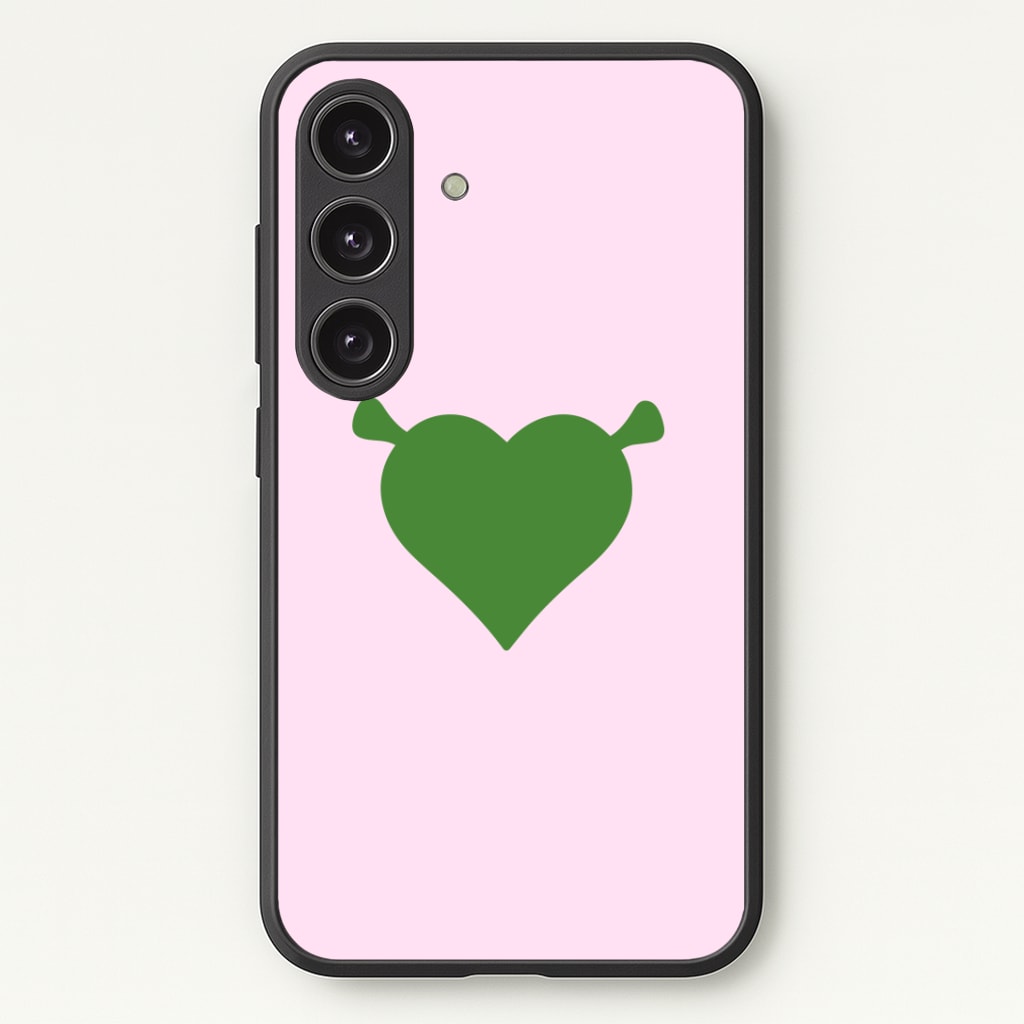 Green Ogre Heart Phone Case - Galaxy S24 Plus / Standard