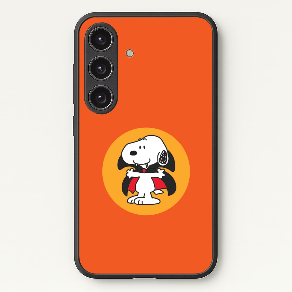 Cartoon Beagle Vampire Phone Case - Galaxy S24 Plus / Standard