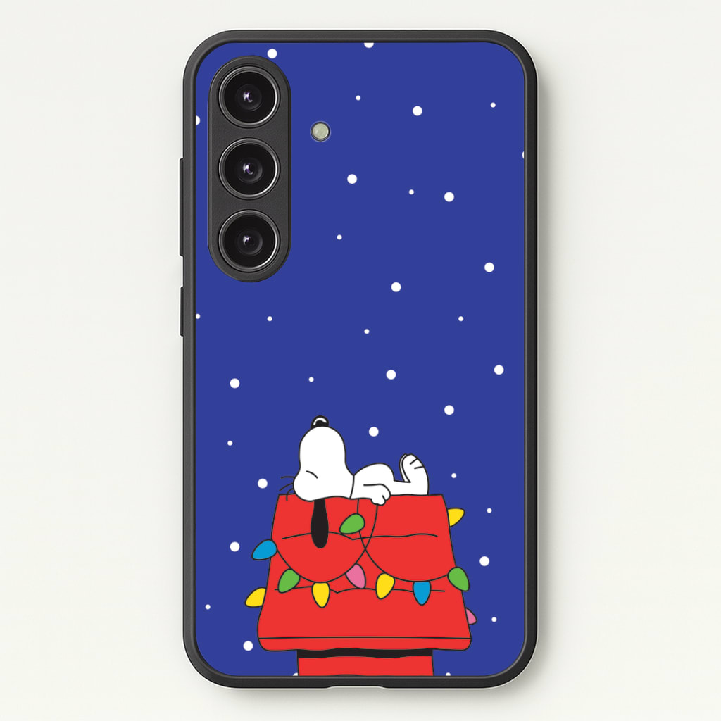 Cartoon Beagle Fairylights Phone Case - Galaxy S24 Plus / Standard