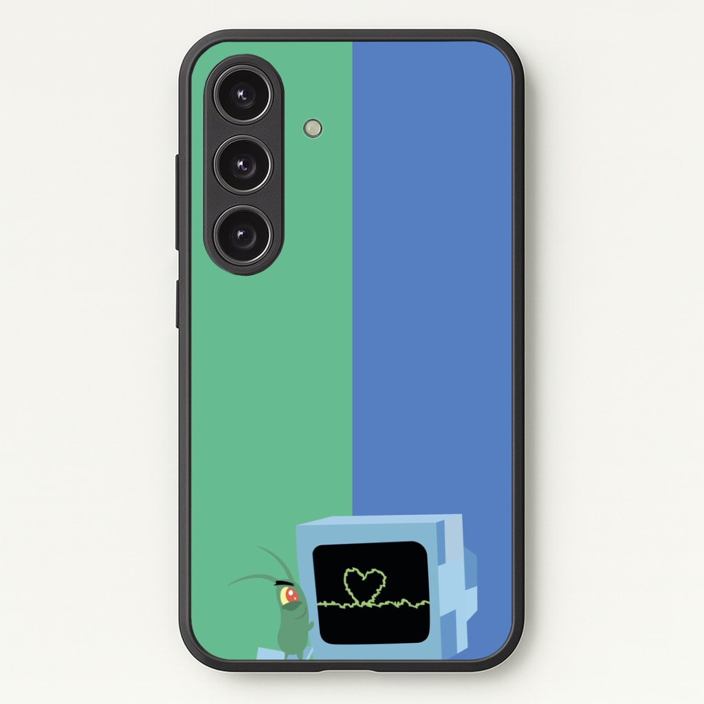Plankton And Karen Phone Case - Galaxy S24 Plus / Standard