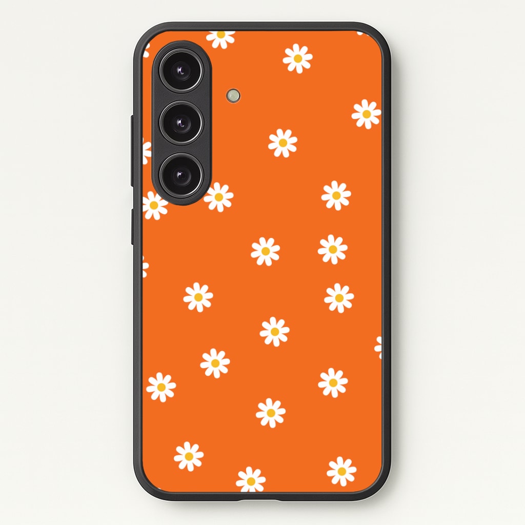 Orange Daisies Phone Case - Galaxy S24 Plus / Standard