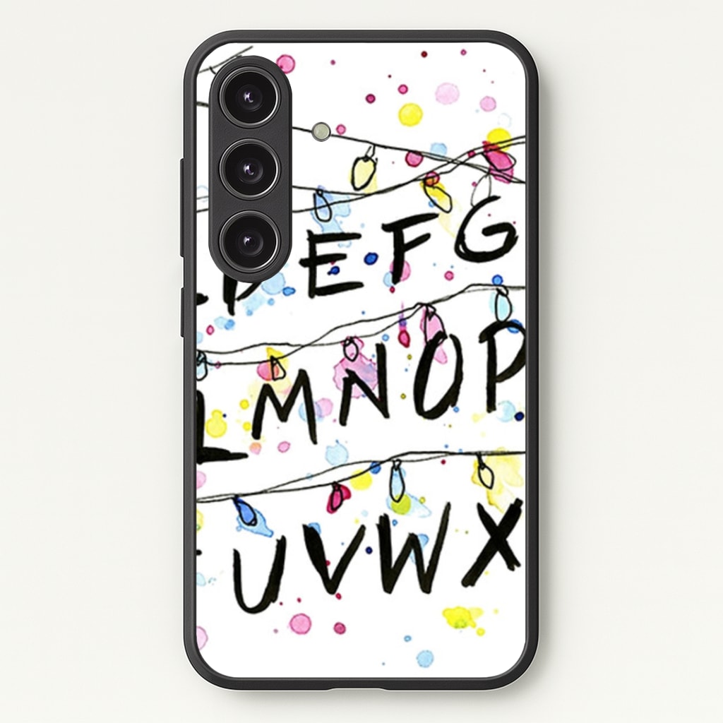 Stranger Wall Lights Phone Case - Galaxy S24 Plus / Standard