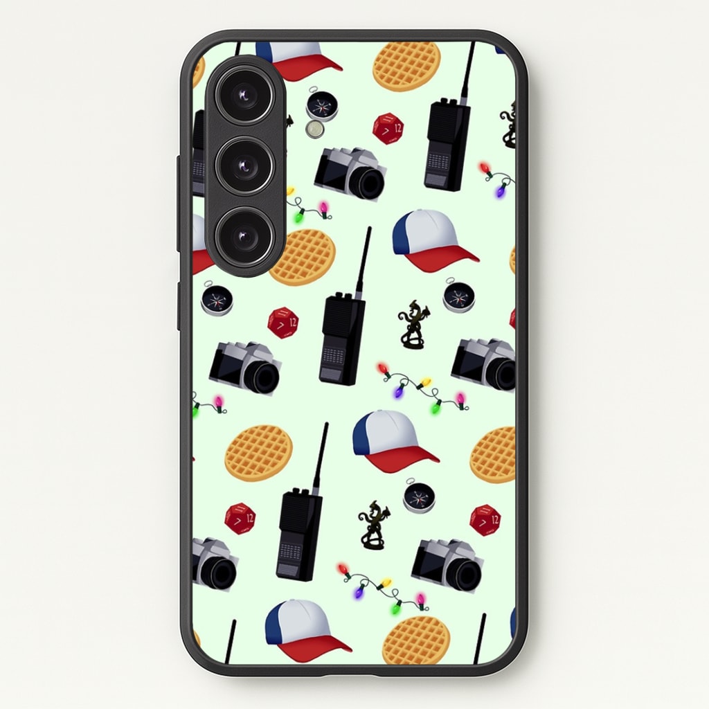 Cartoon Stranger Object Phone Case - Galaxy S24 Plus / Standard