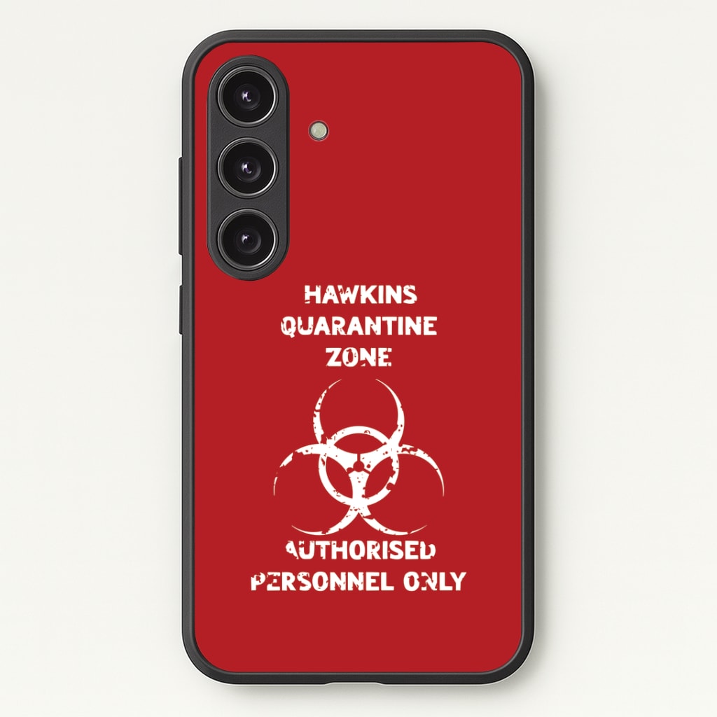Hawkins Quarantine Zone Phone Case - Galaxy S24 Plus / Standard