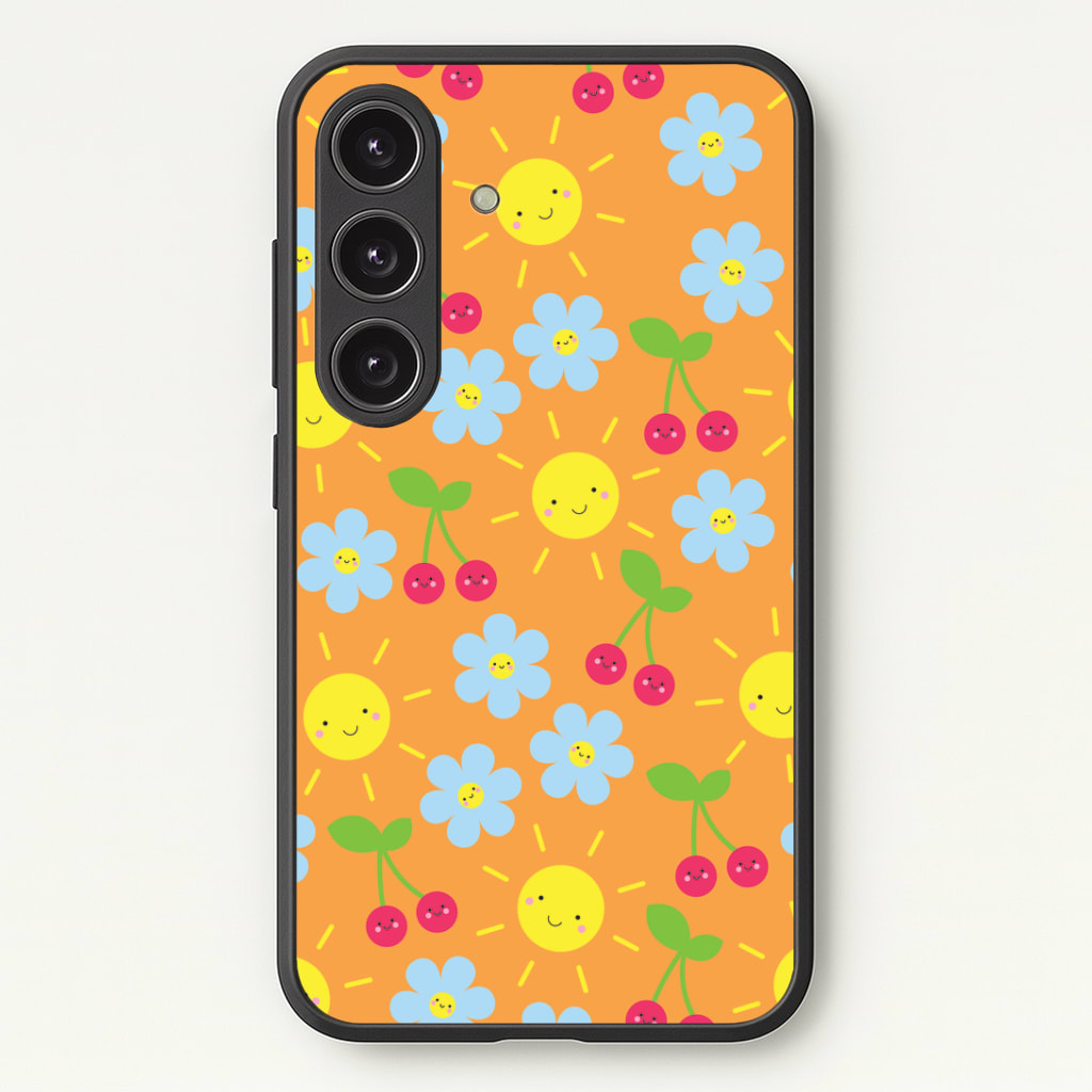 Vibey Pattern - Summer Phone Case - Galaxy S24 Plus / Standard