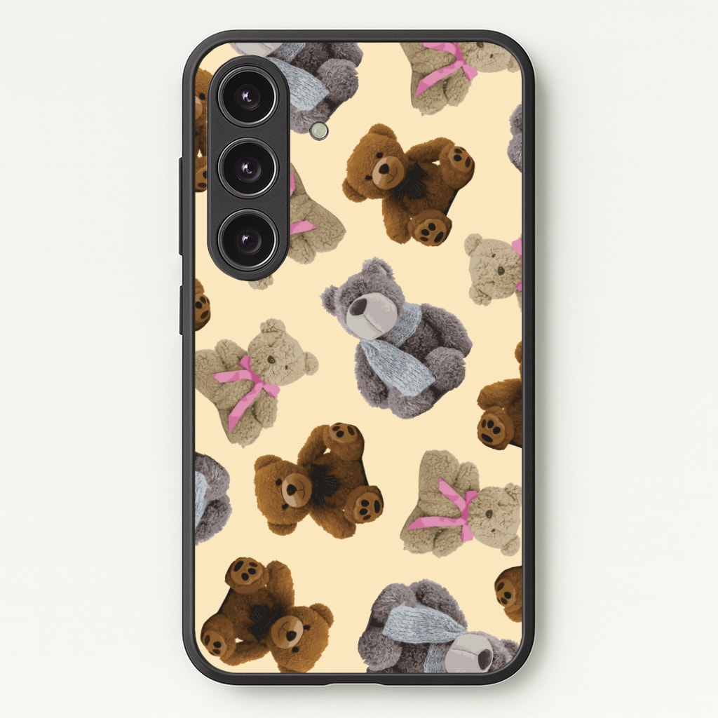 Assortment Of Teddies Pattern Phone Case - Galaxy S24 Plus / Standard