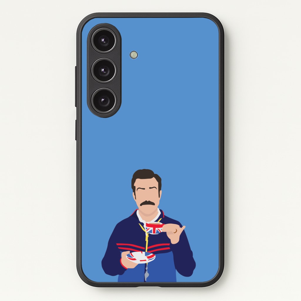Ted Drinking Tea Phone Case - Galaxy S24 Plus / Standard