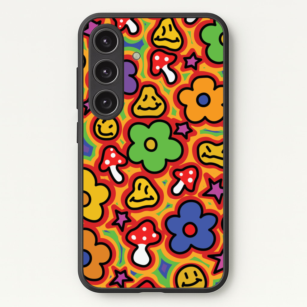 Rainbow Trip - Trippy Patterns Phone Case - Galaxy S24 Plus / Standard