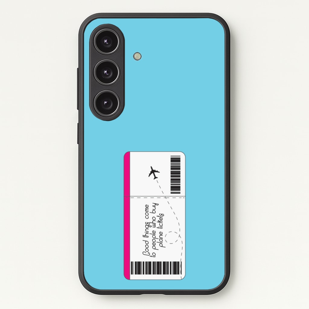 Buy Plane Tickets - Travel Phone Case - Galaxy S24 Plus / Standard