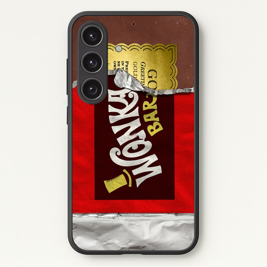Wonka Bar Golden Ticket Phone Case - Galaxy S24 Plus / Standard