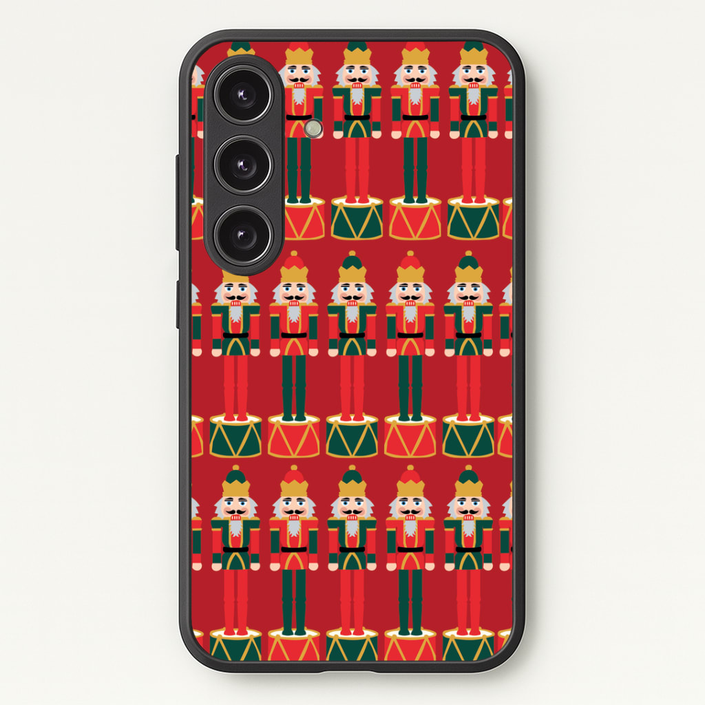 Nutcracker - Christmas Patterns Phone Case - Galaxy S24 Plus / Standard