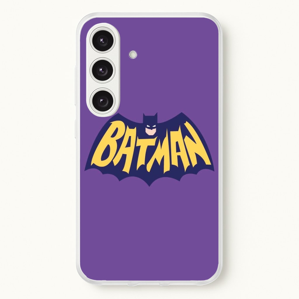 Bat Superhero Purple Logo Phone Case