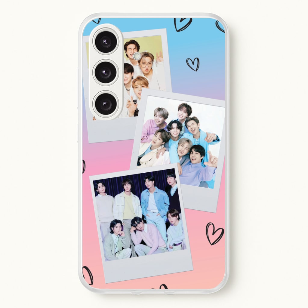K-Pop Band Polaroid Collage Phone Case