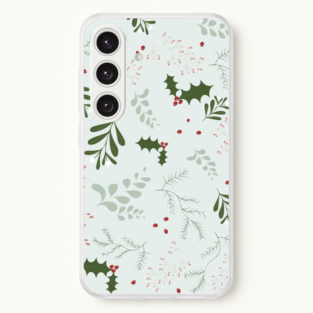 Christmas Floral Pattern Phone Case
