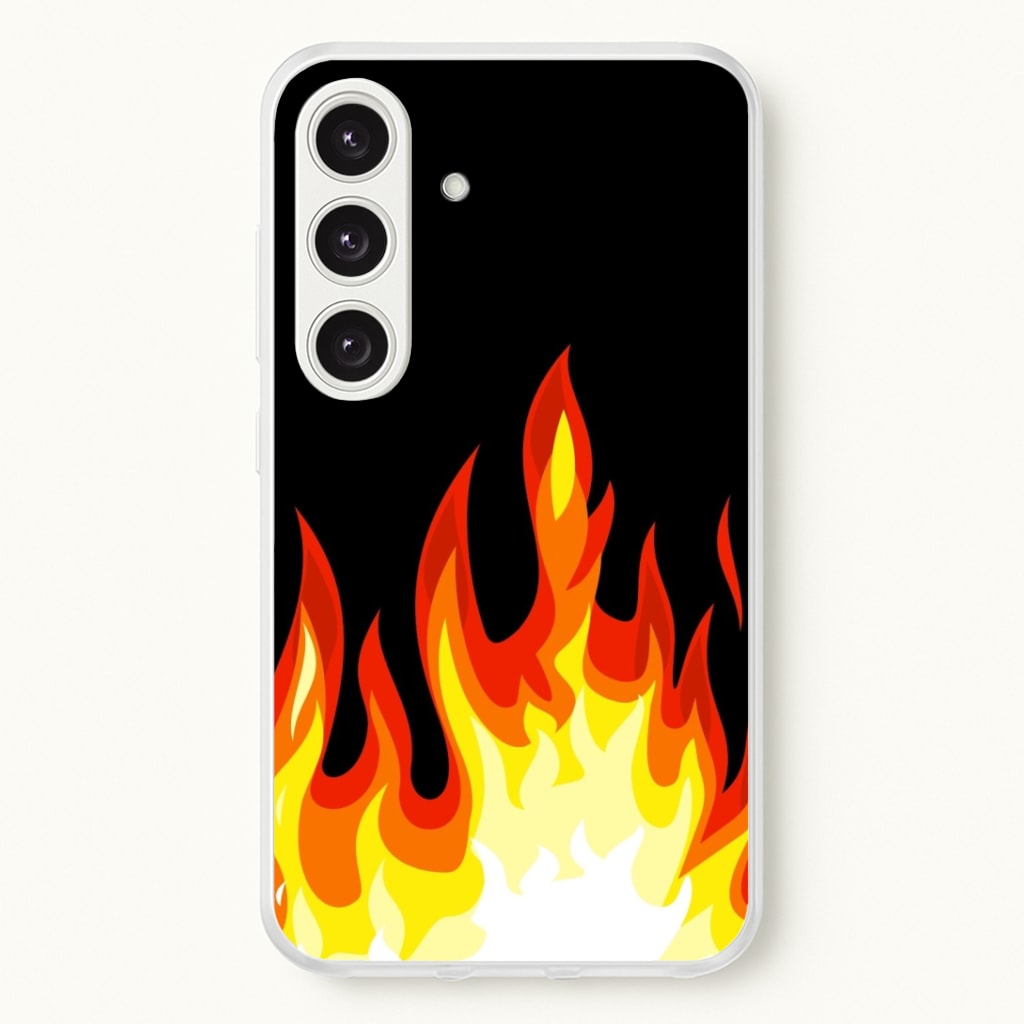 Black Flame Phone Case