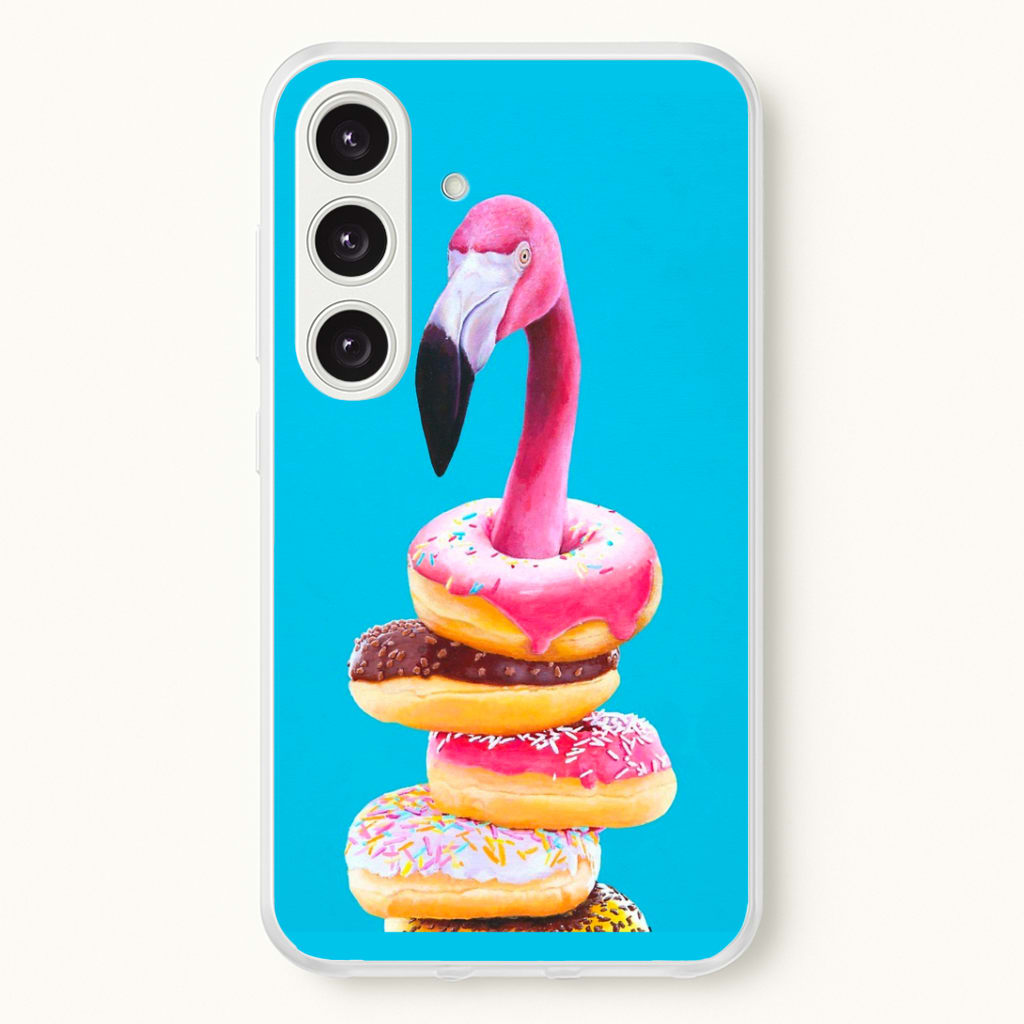 A Famished Flamingo Phone Case