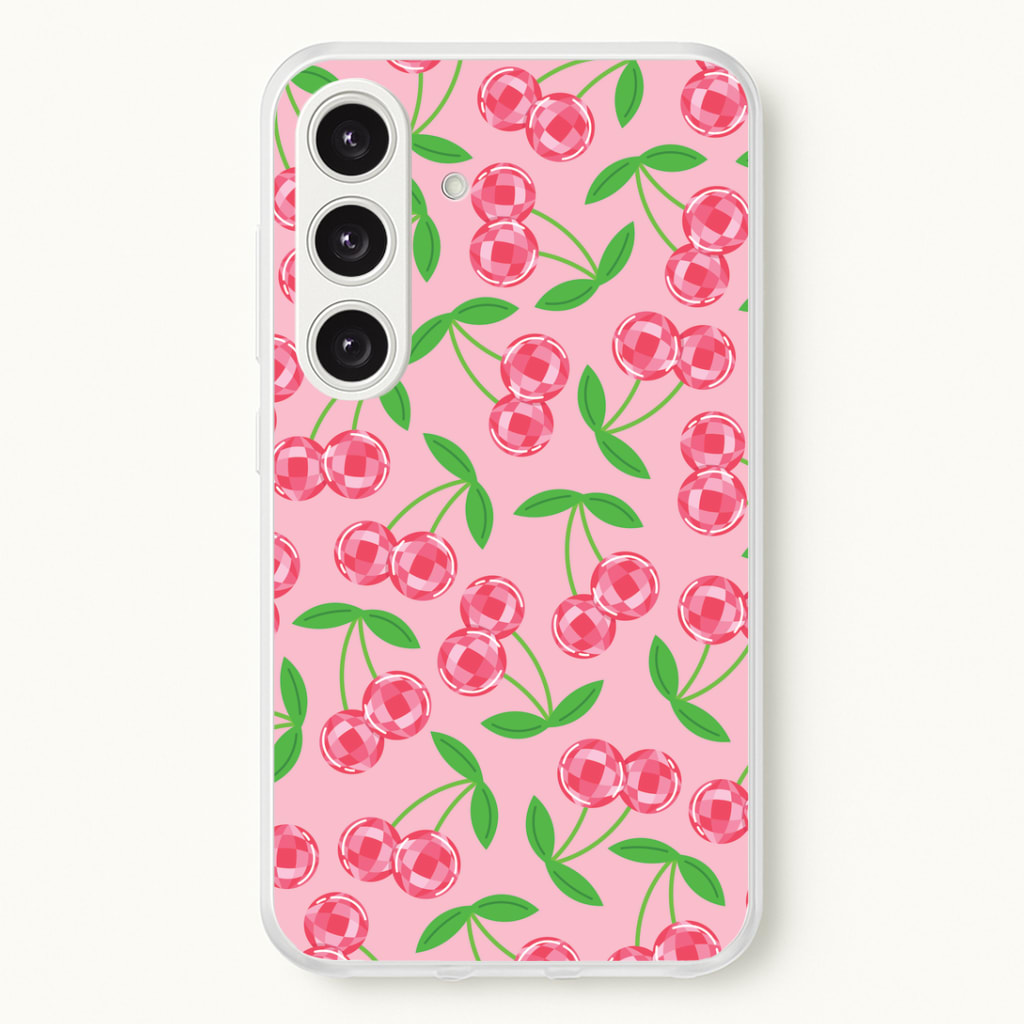 Disco Cherries Pattern Phone Case