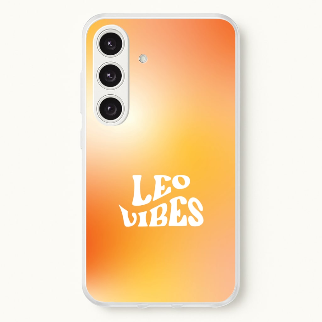 Leo Vibes Gradient Zodiac Phone Case