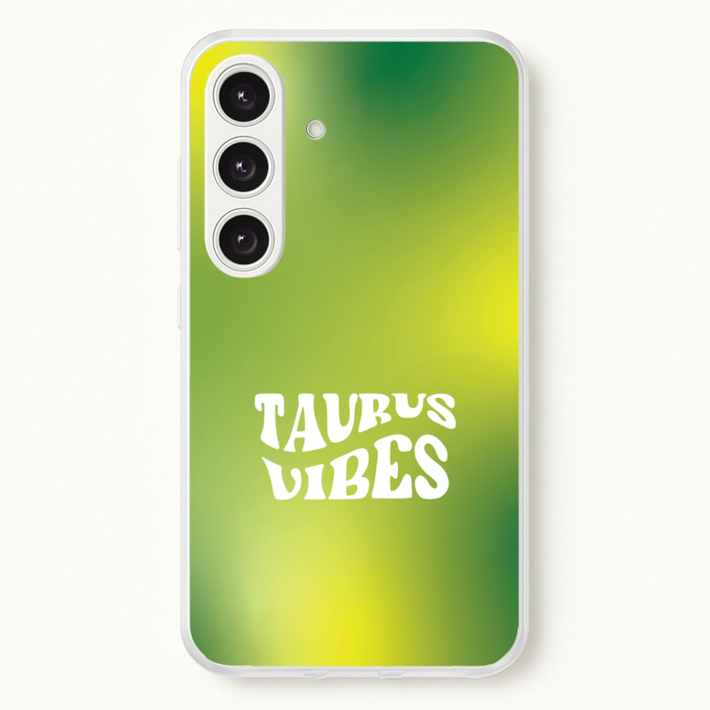 Taurus Vibes Gradient Zodiac Phone Case