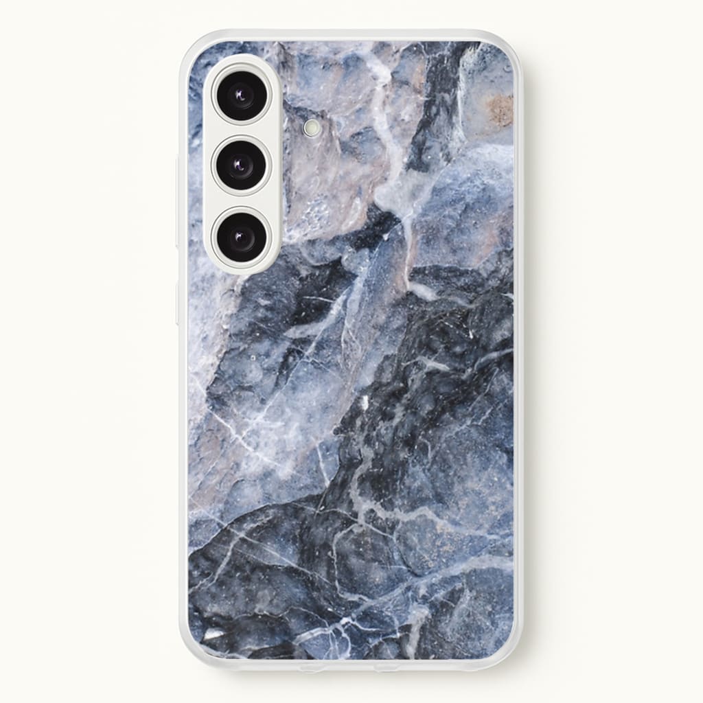 Grey and White Marble Phone Case