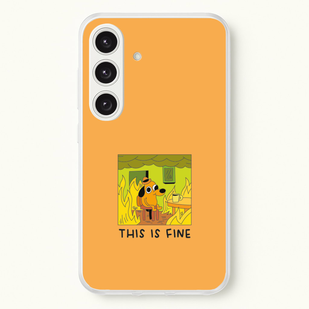 This Is Fine - Memes Phone Case