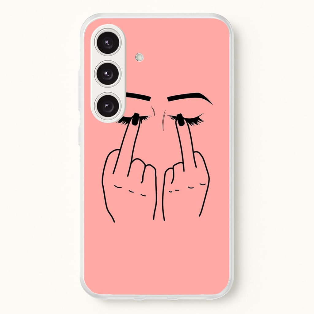 Middle Finger Eyes Phone Case