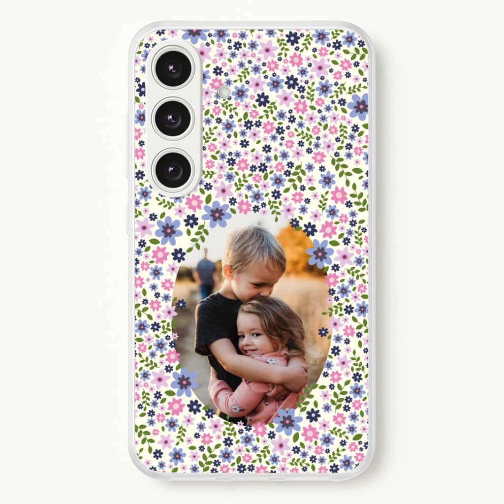 Detailed Flower Pattern - Personalised Mother's Day Phone Case