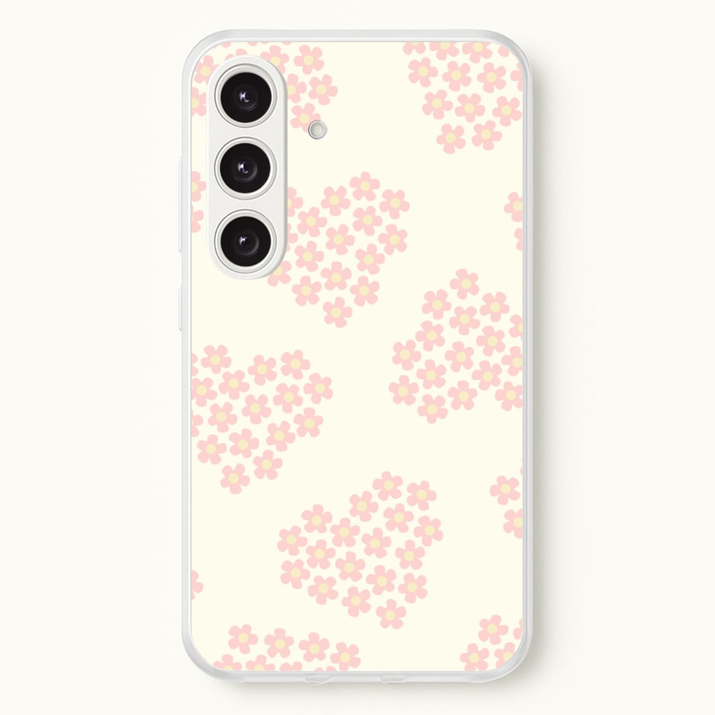 Flower Hearts Pattern Phone Case
